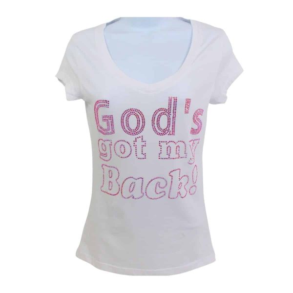 God’s Got My Back Rhinestone Shirt