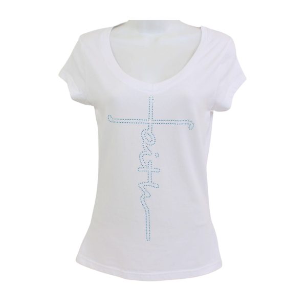 Rhinestone Faith Cross Shirt